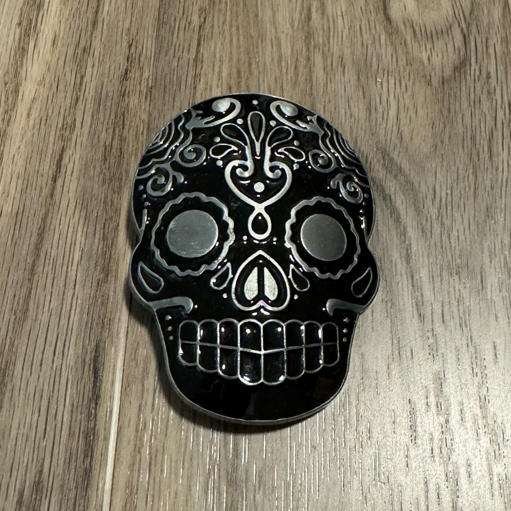 Buckle Rage Sugar Skull Belt Buckle
